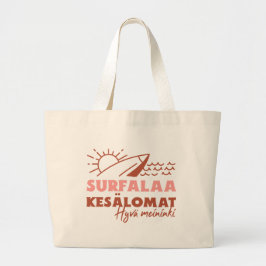 Bolso De Tela Gigante Surfalaa Vacaciones de Verano - Surf Summer Holida