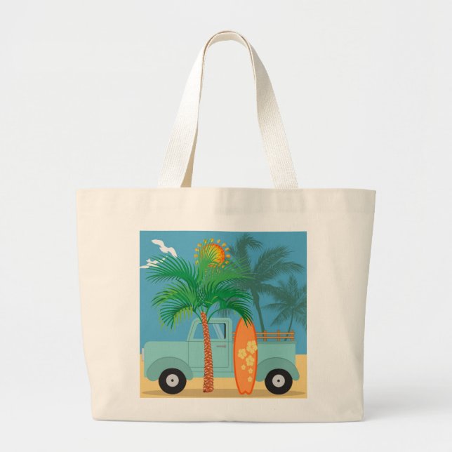 Bolso De Tela Gigante Surfer Tote Bag (Frente)