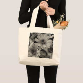 Bolso De Tela Gigante Susan Flowers de ojos marrones