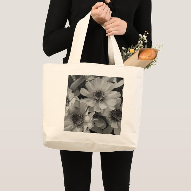 Bolso De Tela Gigante Susan Flowers de ojos marrones (Anverso (producto))