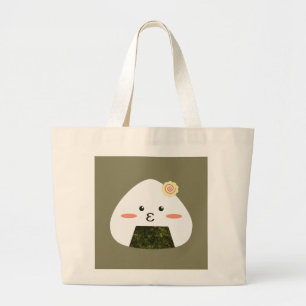 Bolso De Tela Gigante Sushi de Onigiri