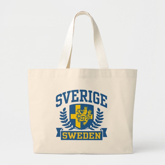 Bolso De Tela Gigante Sverige (Frente)