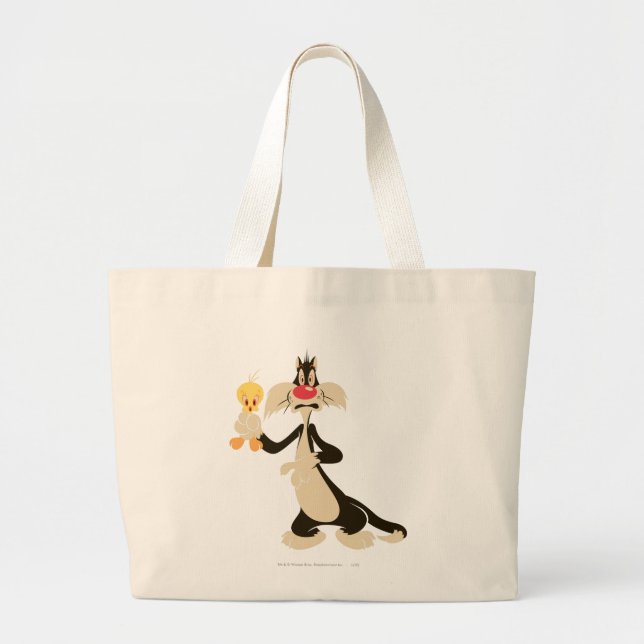 Bolso De Tela Gigante SYLVESTER™ con TWEETY™ (Frente)