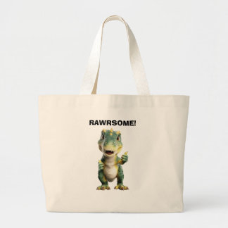 Bolso De Tela Gigante T Rex Pulgar Arriba