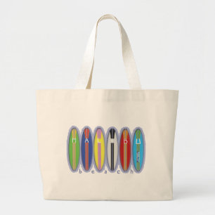 Bolso De Tela Gigante Tablas hawaianas de la playa de Malibu