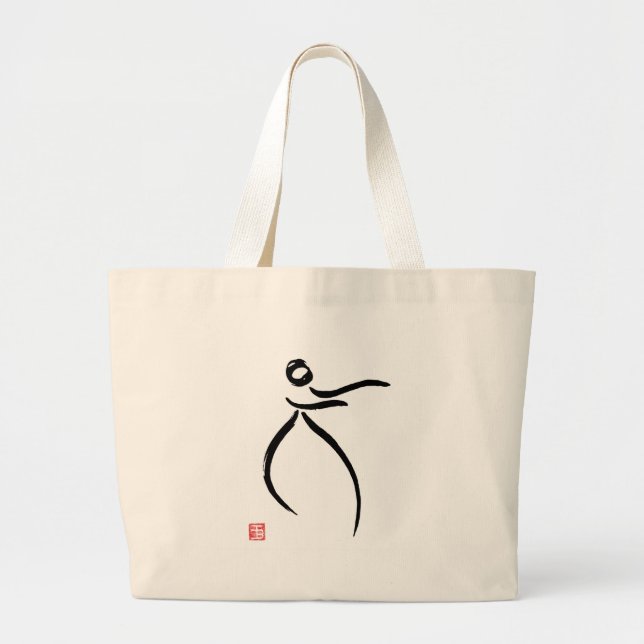 Bolso De Tela Gigante Tai Chi Flow (Frente)