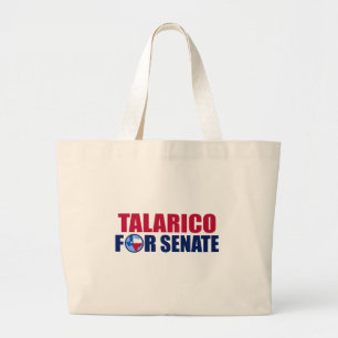 Bolso De Tela Gigante Talarico para el Senado de Texas Elección 2026