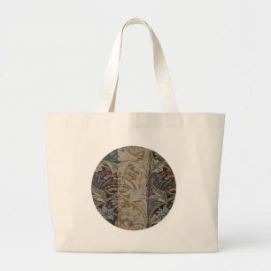 Bolso De Tela Gigante Tapiz Botánico Clásico de Campanilla Azul de Willi