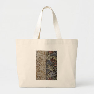 Bolso De Tela Gigante Tapiz Botánico Clásico de Campanilla Azul de Willi