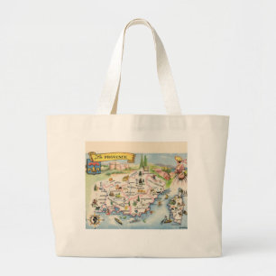 Bolso De Tela Gigante Tarjeta postal de Provenza Francia