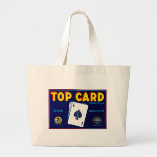 Bolso De Tela Gigante Tarjeta superior
