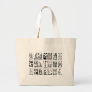 Bolso De Tela Gigante tarot antiguo