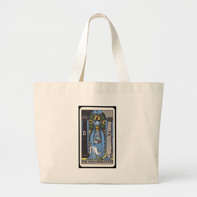 Bolso De Tela Gigante Tarot: La alta sacerdotisa (Frente)