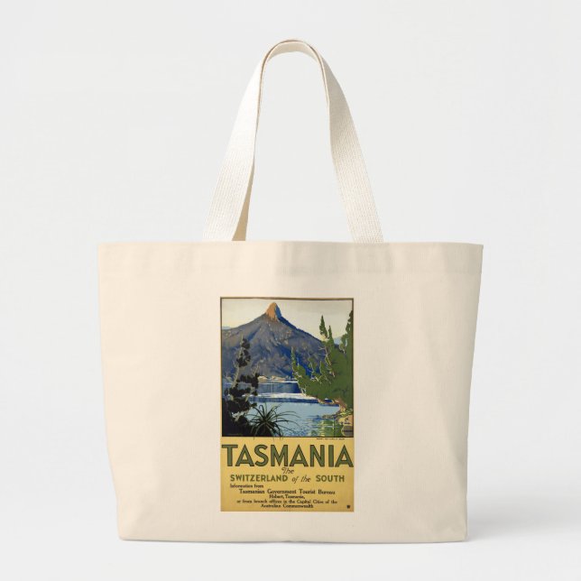 Bolso De Tela Gigante Tasmania (Frente)