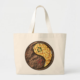 Bolso De Tela Gigante Tauro & Tigre de Fuego