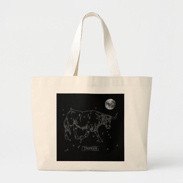 Bolso De Tela Gigante Taurus Bag (Frente)