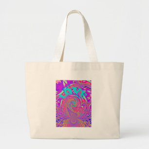 Bolso De Tela Gigante Te encanta guardar la fecha Amo de Diseño de Arte