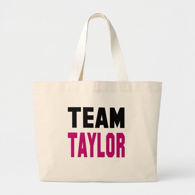Bolso De Tela Gigante Team Taylor (Frente)