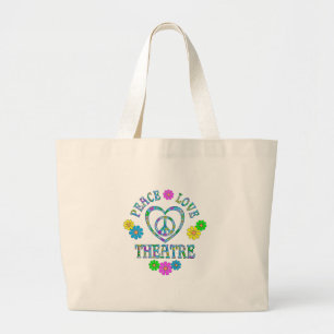 Bolso De Tela Gigante Teatro del amor de la paz