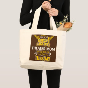 Bolso De Tela Gigante Teatro Mamá Idea Divertido Mundos Gran Teatro