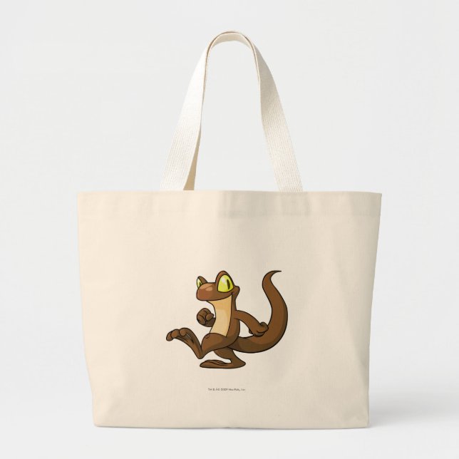 Bolso De Tela Gigante Techo Brown (Frente)