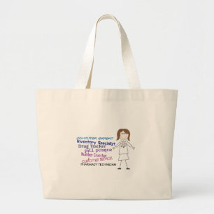 Bolso De Tela Gigante Técnico Farmacéutico