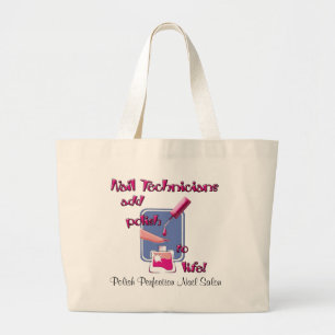Bolso De Tela Gigante Técnicos de uñas