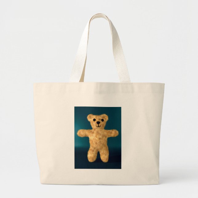 Bolso De Tela Gigante Teddy Bear (Frente)