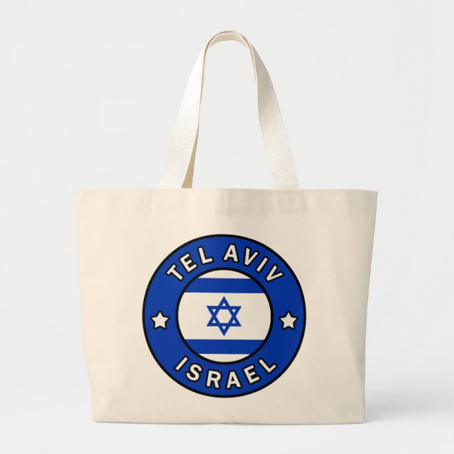 Bolso De Tela Gigante Tel Aviv Israel (Frente)