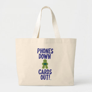 Bolso De Tela Gigante Teléfonos Abajo Tarjetas Fuera Vida de Juegos