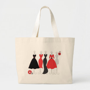 Bolso De Tela Gigante Tema de la Tienda-Margarita del vestido