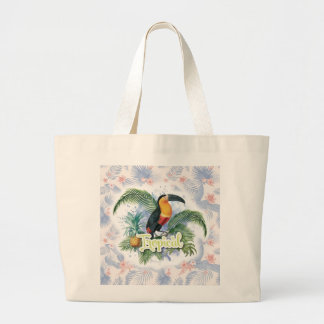 Bolso De Tela Gigante Tema del loro tropical