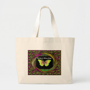 Bolso De Tela Gigante Ten un buen día Hakuna Matata Textos.png
