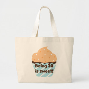 Bolso De Tela Gigante Tener 30 años es dulces camisetas y regalos