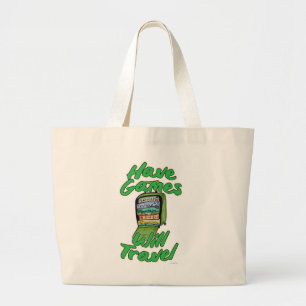 Bolso De Tela Gigante Tener juegos viajará divertido jugador Motto