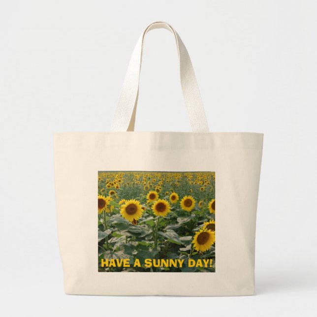 BOLSO DE TELA GIGANTE ¡TENGA UN DÍA SOLEADO! (Frente)