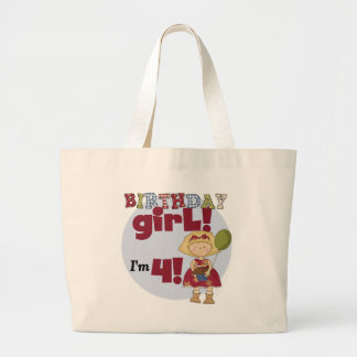 Bolso De Tela Gigante Tengo 4 camisetas y regalos Chicas de cumpleaños
