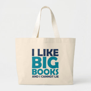 Bolso De Tela Gigante Tengo gusto de los libros grandes y no puedo