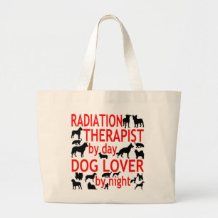 Bolso De Tela Gigante Terapia de Radiación de Perro Lover