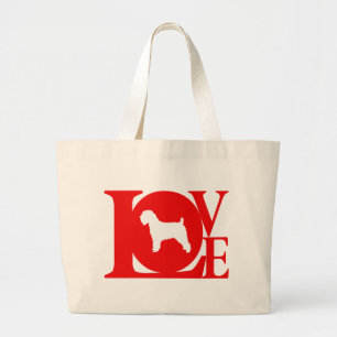 Bolso De Tela Gigante Terrier de trigo suavemente revestido