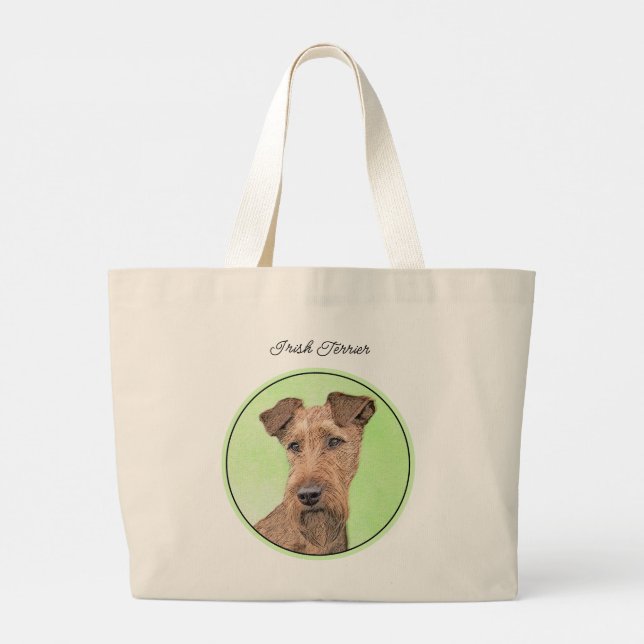 Bolso De Tela Gigante Terrier irlandés (Reverso)