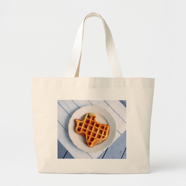 Bolso De Tela Gigante Texas Waffle (Frente)