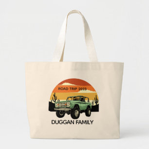Bolso De Tela Gigante Texto de Personalizado personalizado de 4x4 Family