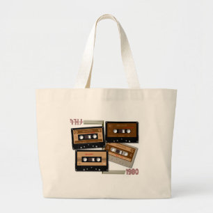 Bolso De Tela Gigante Tezeta Throwback Tunes Cinta Cassette