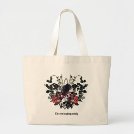 Bolso De Tela Gigante The Crow Laughing Awfully