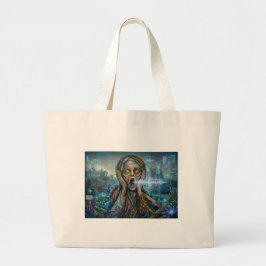 Bolso De Tela Gigante "The Cybernetic Scream" – Jumbo Tote Bag