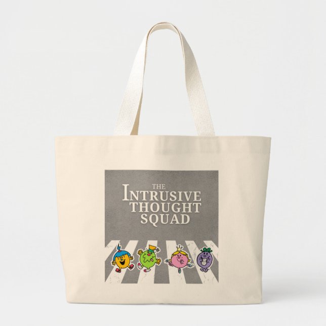 Bolso De Tela Gigante The Intrusive Thought Squad Tote (Frente)
