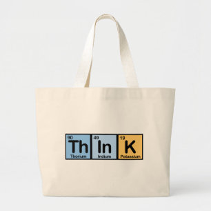 Bolso De Tela Gigante Think hizo de elementos