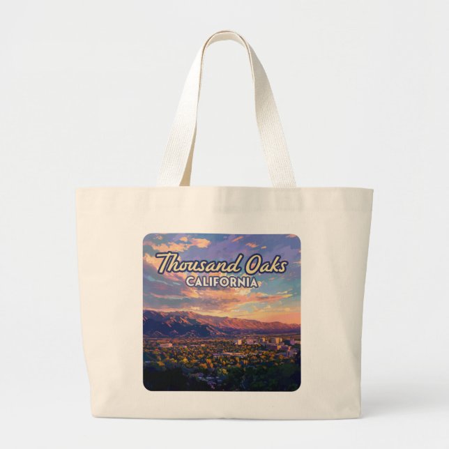 Bolso De Tela Gigante Thousand Oaks California Los Angeles Ventura (Frente)