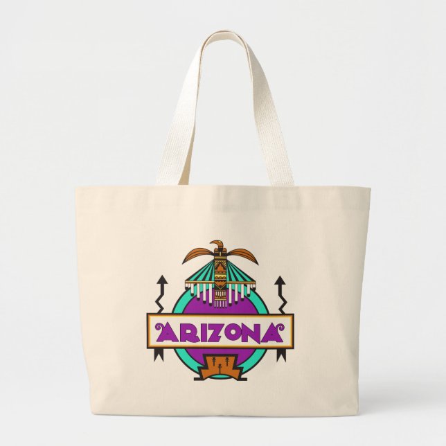 Bolso De Tela Gigante Thunderbird Shield (Frente)